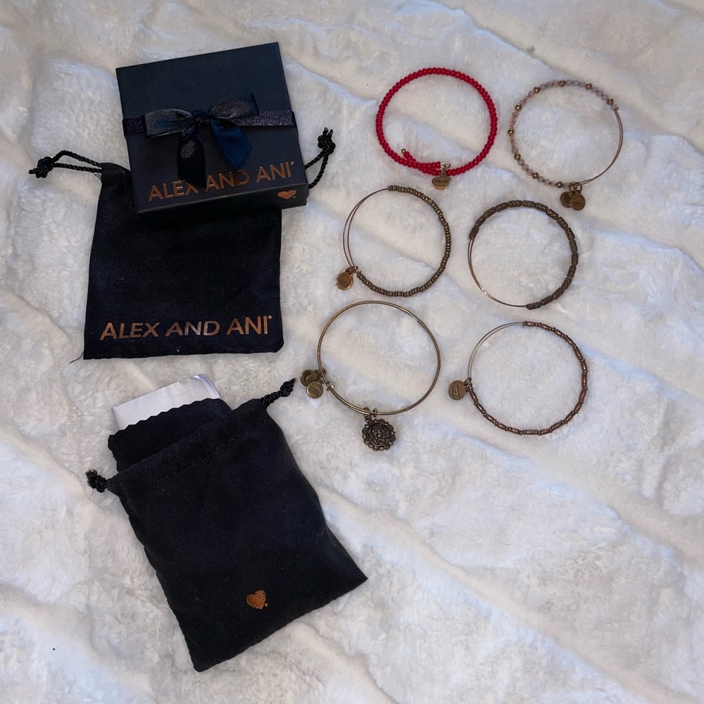 Alex And Ani bracelet set